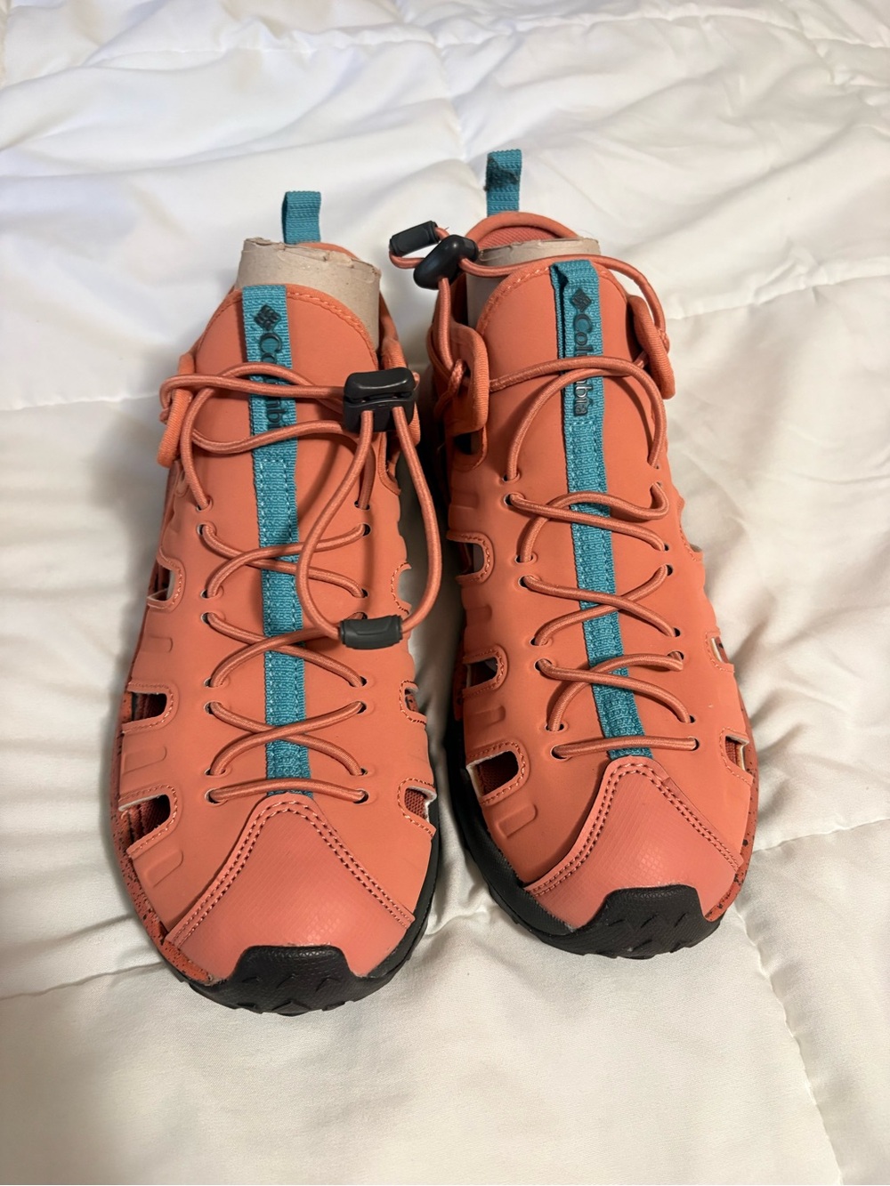 Columbia Coral and Blue Women's Trailstorm H20 Shoes